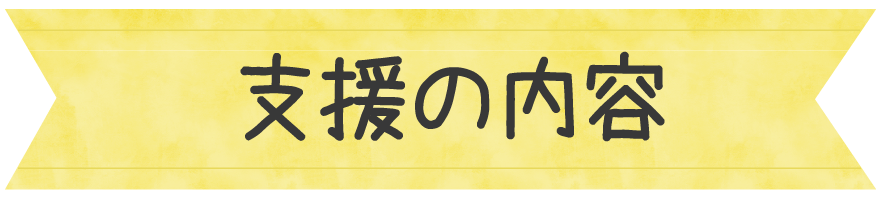 支援の内容